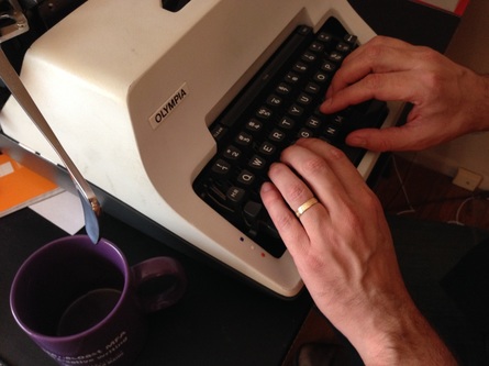 author-matthew-quinn-martin-typing-new-novel